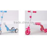 PLASTIC FOLDING TRI SCOOTER, CHILDREN KIDS SCOOTER ,CHEAP THREE WHEEL SCOOTER