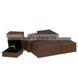 Custom Brown New Design Plastic Necklace Jewelry Box thumbnail-3