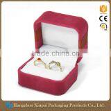 Wholesale Custom Fancy Velvet Jewelry Gift Box With Ribbon