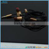 Hot Selling Deep Bass Gold Metal Earphones With Mic Good Quality Earphone thumbnail-5