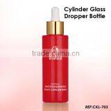 Red Color Bottle With Gold Cap