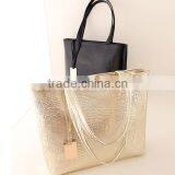 New 2015 Selling Women PU Leather Handbag,Tote Shoulder Bags Large Capacity PU Weave Bags Fashion Design thumbnail-6