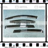 For Toyota RAV4 13-on Car Windows Visor w/ chrome Trim, Wind deflector