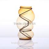 Glass Promotion Gourd Shape Vase Classic Cheap thumbnail-1