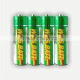 W&S BATT Brand R6P/ AA/ UM-3 Mercury Free Carbon Zinc Battery