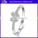 Wholesale 925 Sterling Silver Bezel Setting Band Ring,silver Promise Rings for Men thumbnail-4