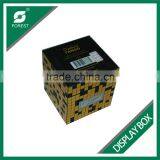 HIGH QUALITY CUBE SHAPE CARDBOARD GIFT DISPLAY BOX FOR DISPLAYING JEWELLERYS thumbnail-3