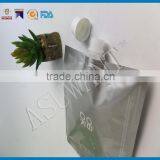 Heal Seal Aluminum Foil Liquid Stand up Pouch With Plastic Spout With Screw Cap thumbnail-1
