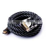 Metel Shell DVI to HDMI Cable Male to Male for HDTV 1080P/ Hdmi to Dvi Cable
