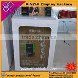 White Baking Finished Small Wooden Showcase thumbnail-1