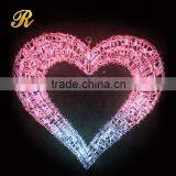 Love Shape Decorativehanging Outdoor Fiber Optic Lights thumbnail-1
