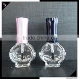 High end acrylic wholesale nail polish bottles with cap and brush