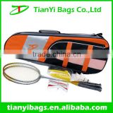 Badminton bag with shoes holder