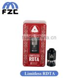 Alibaba Wholesale Hottest Side Filling 4ml Rebuildable Tank Atomizer Authentic IJOY Limitless RDTA