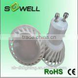 220-240V 3W 2835SMD 21PCS GU10 LED Lamps, 370-390LM LED Bulbs,3000K Plastic+AL 30000H LED Lights thumbnail-1