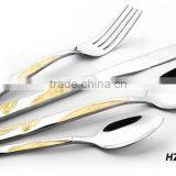 Stainless Steel Dinner Plate Set Spoon Fork