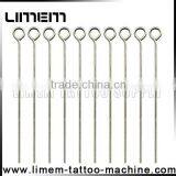 loose tattoo needle steel bar with loop for DIY Tattoo needle or Factory Use