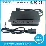 ROHS CE 54.6V 3A 2A Lithium Battery Charger Electric Scooter Car 48V Batteries thumbnail-1
