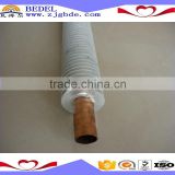 Extruded heat exchanger fin tube