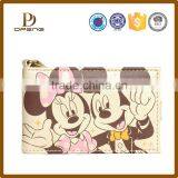 Cartoon Image Printed Latest Design Ladeis Custom Leather Purse With Strap thumbnail-2