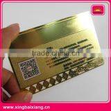 New Design Gold Sand Surface Metal VIP Card
