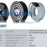 Lower Price 12V CR10 Compressor 115MM 6PK Auto AC Magnetic Clutch For Nissan Grand Livina thumbnail-2