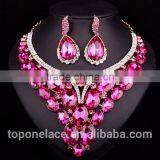 2016 New Fashion Cheap[ Crystal Rhinestone Necklace and Earring Sets Bridal Wedding Jewelry Set thumbnail-2