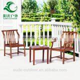 High environmental protection outdoor wood furniture with tea table