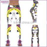 Free Shipping Womens Printed Shiny 3d Leggings thumbnail-3