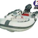 en71/rosh certificated inflatable pvc motor boat