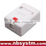 1 port Surface Box with 1 pcs keystone jack or without