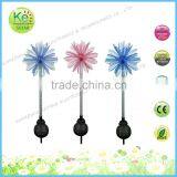 Fiber Flower Garden Motion Stake Solar LED Light