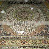 Chinese Handmade Silk Persian Carpet Antique Silk Rugs Belgium Classic Handmade Silk Carpet thumbnail-1