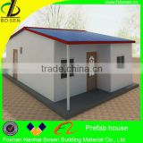 Modern portable prefab cabin steel living 2 bedroom modular homes
