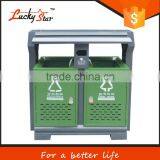 China Cheap Big Size Outdoor Public Plastic Decorative Dustbins