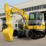 Excavator Manual 8ton Mini Earth Movers Mini Excavator for Sale