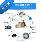 Manufacturer ISO9001 ROHS CE SGS certificated coaxial cable RG6