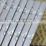Stainless Steel Chopsticks Korean Hopsticks Solid Chopsticks With Carved Designs thumbnail-1