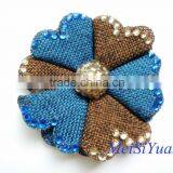 Lien Shoe Flower With Rhinestone for Shoe Accessories thumbnail-1