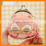 2014 Hot Selling Fashion Owl Lucky Cat Women Coin Wallet Wholesale ZTMZ-CW004 thumbnail-1