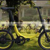 New Style 20inch U-BIKE Electric Folding Bike With Battery Hide Inside the Saddle Post thumbnail-1