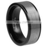 Titanium 6MM Wedding Band Mens Womens Unisex Domed Titanium Ring With Hawaiian Koa Wood Inlay thumbnail-4