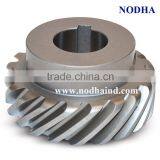 Helical gear, gear wheel, customized gear with long hub, hard teeth gear