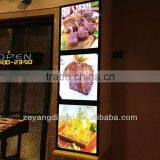 2014 New Restaurant Takeaway Light up Led Fast Food Menu Board