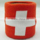 Promotional Embroidery Logo Knitting Wristband