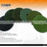 Manufacturer Selling 4inch High Quality Flexible Wet Diamond Polishing Pads Reserved for Marble Granite thumbnail-1