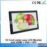 10 Inch VGA DVI Small TV Monitosr HD LCD Display Mini Computer Advertising PC Screen thumbnail-1
