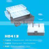 2016 Wholesale New Arrival Double-deck Fishing Tackle Box Suitcase Box thumbnail-1