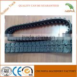 280*72 /400*72.5*74 small harvester rubber track for combine machinery