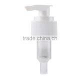High Quality White Screw Down Ribbed pp Lotion Pump thumbnail-4